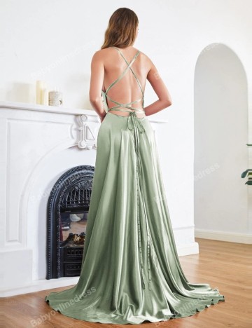 Rochie maxi Shein, verde