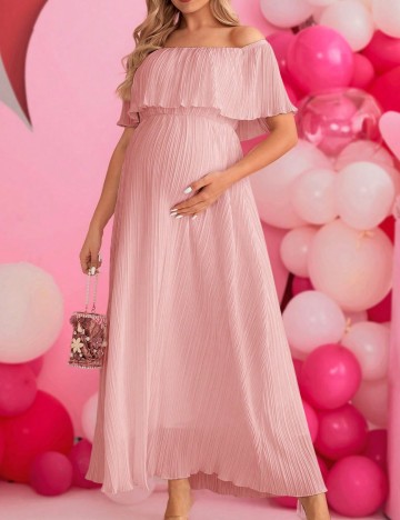 Rochie maxi Shein, roz