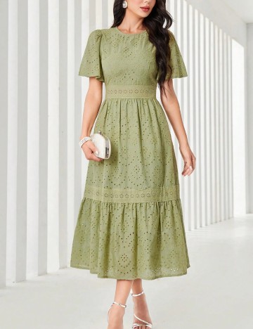 Rochie midi Shein, verde