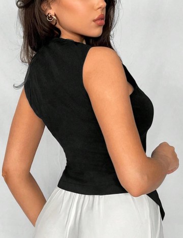 Vestă Shein, negru