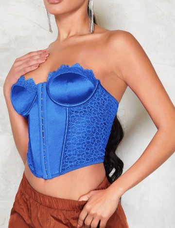 Top Shein, albastru