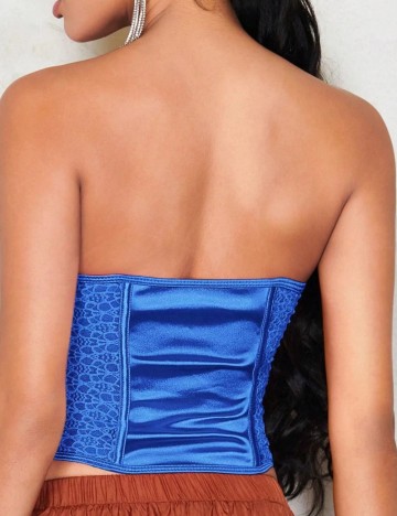 Top Shein, albastru