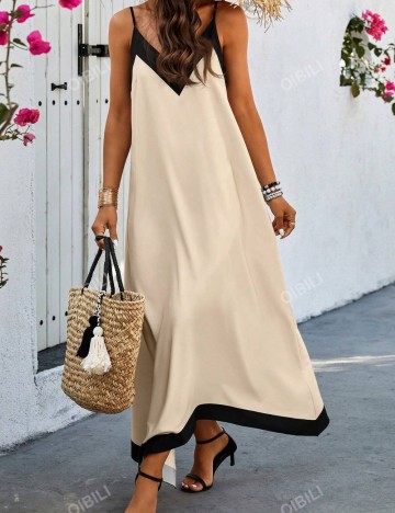 Rochie maxi Shein, bej