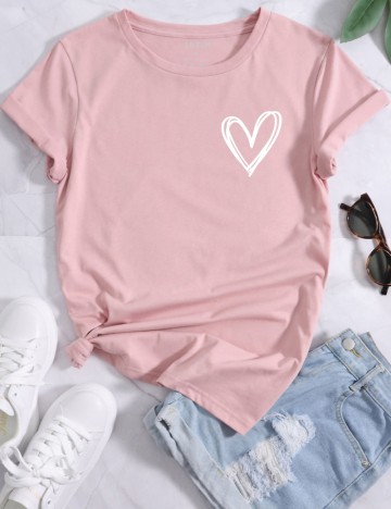 Tricou Shein, roz