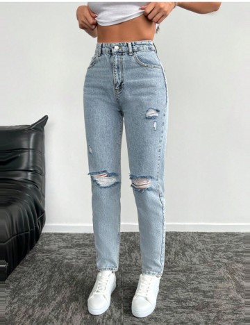 Jeans Shein, albastru