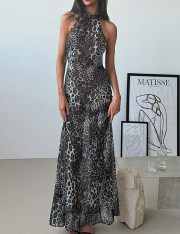 Rochie maxi Shein, mix culori
