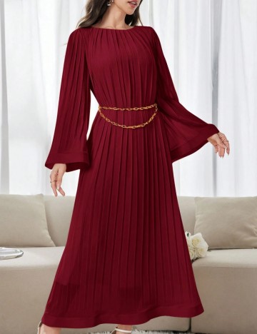 Rochie midi Shein, vișiniu