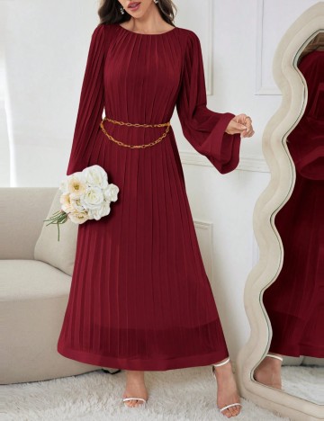 Rochie midi Shein, vișiniu