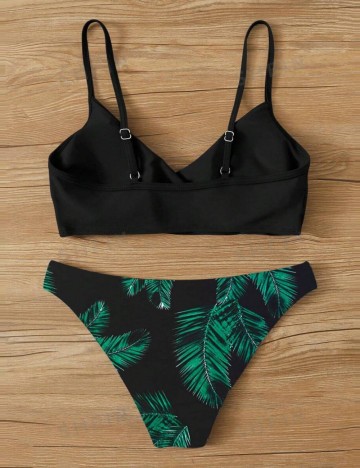 Costum de baie Shein, mix culori