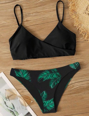 Costum de baie Shein, mix culori