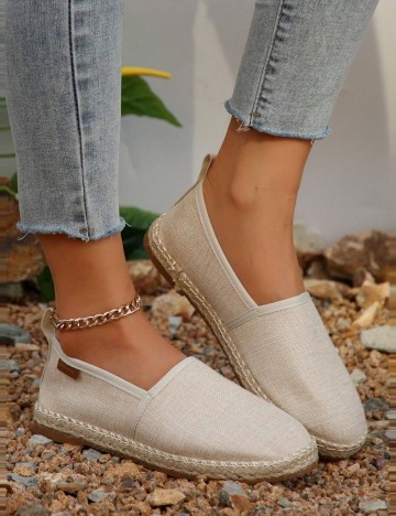 Espadrile Shein, bej