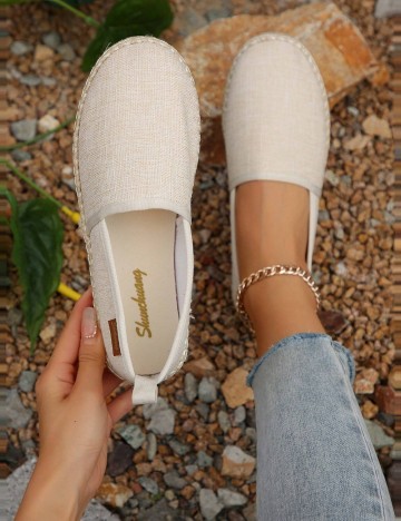 Espadrile Shein, bej