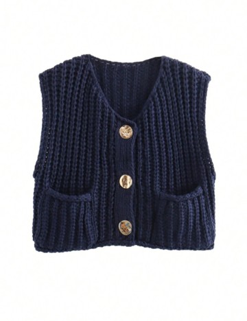 Top Shein, albastru