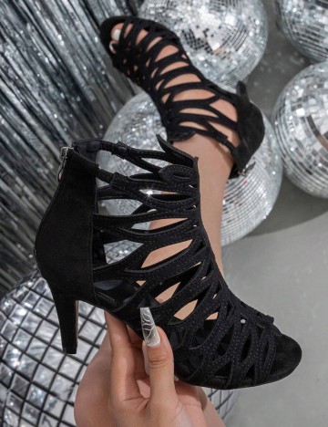 Sandale Cu Toc Shein, negru