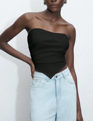 Top Shein, negru