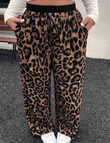 Pantaloni Shein Curve+, mix culori