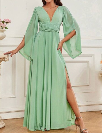 Rochie maxi Shein, verde