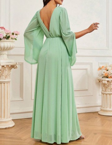 Rochie maxi Shein, verde