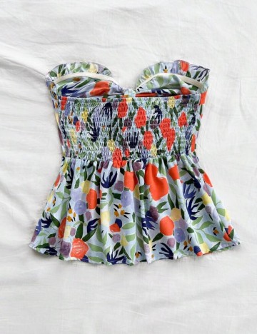 Top Shein, mix culori