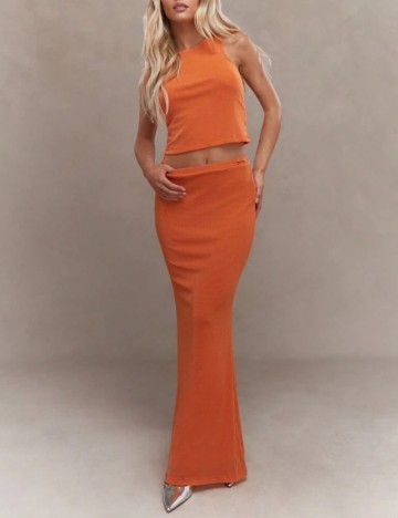 Compleu Missguided by Shein, portocaliu