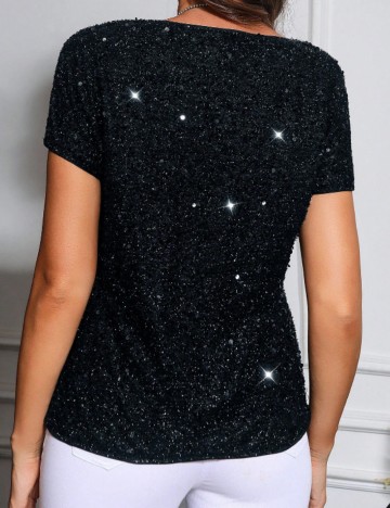 Tricou Shein, bleumarin