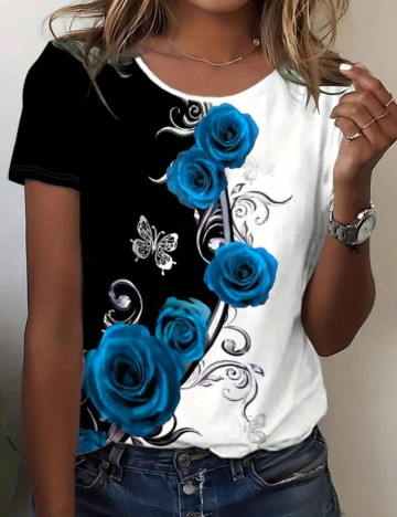 Tricou Shein, mix culori