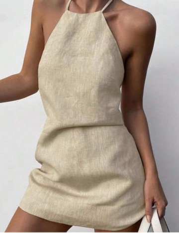 Rochie mini Shein, bej