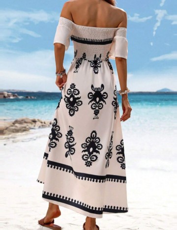 Rochie midi Shein, mix culori