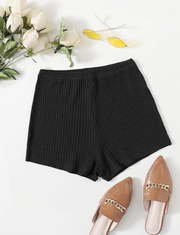 Pantaloni scurți Shein, negru