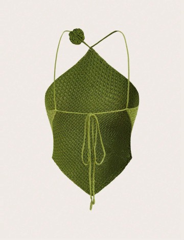 Top Shein, verde
