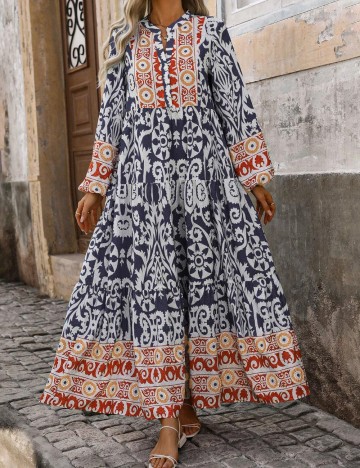 Rochie maxi Shein, mix culori