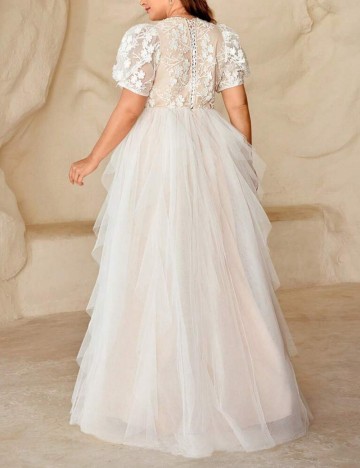 Rochie de ocazie și bridal Shein Curve+, mix culori