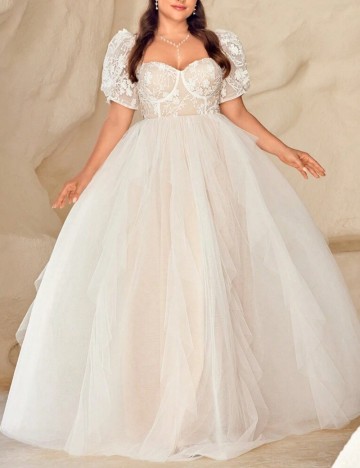 Rochie de ocazie și bridal Shein Curve+, mix culori