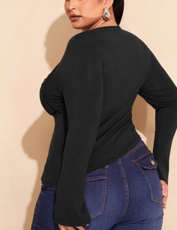 Bluză Shein Curve+, negru