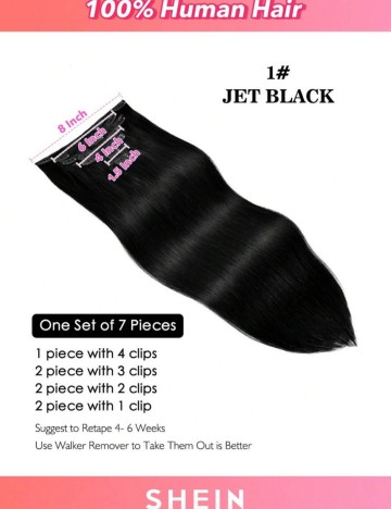 Set extensii Shein, brunet