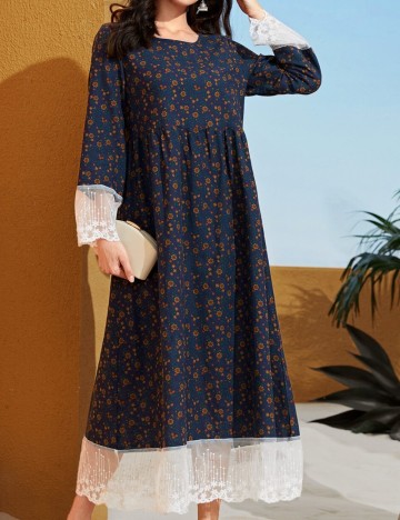 Rochie maxi Shein, mix culori