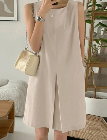Rochie mini Shein, crem