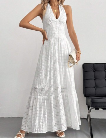 Rochie maxi Shein, alb