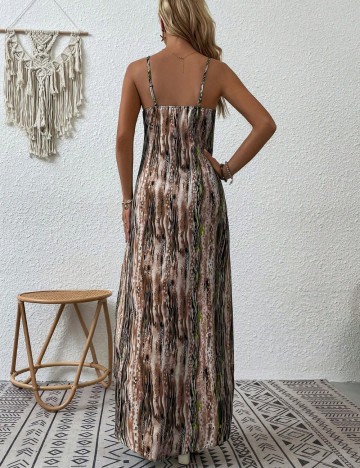 Rochie maxi Shein, mix culori