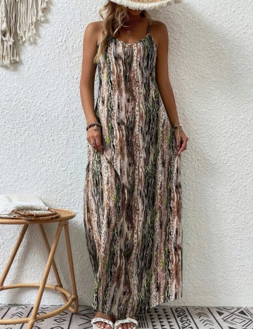 Rochie maxi Shein, mix culori
