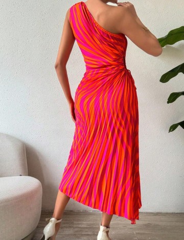 Rochie midi Shein, mix culori