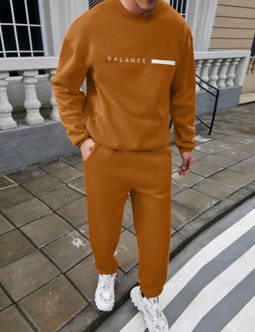 Compleu MANFINITY by Shein, cărămiziu