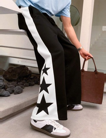 Pantaloni MANFINITY by Shein, mix culori