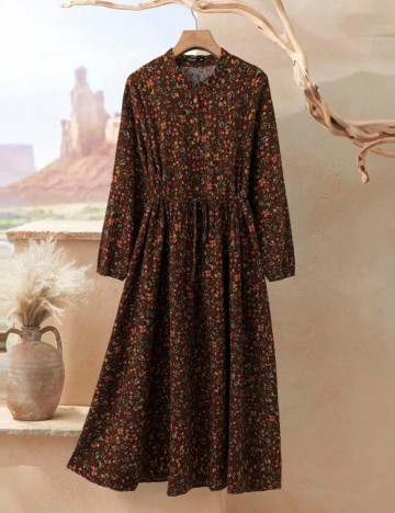 Rochie maxi Shein Curve+, maro