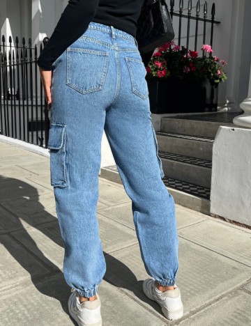 Jeans Shein, albastru