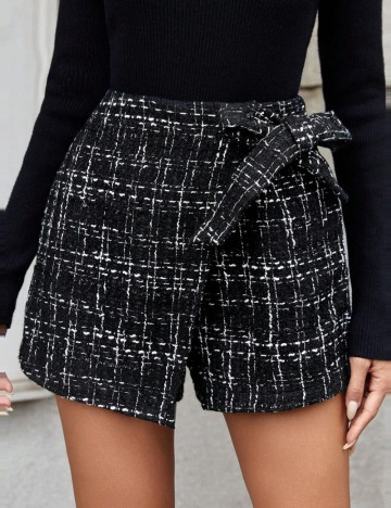 Pantaloni scurți Shein, negru