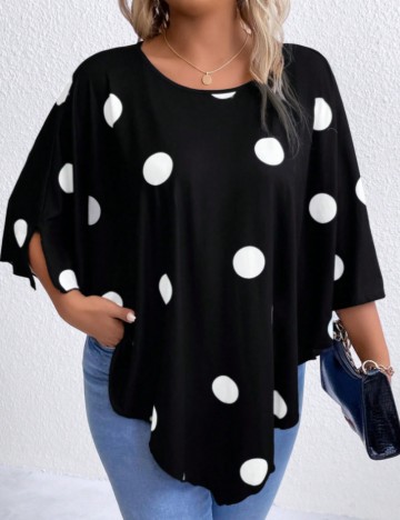 Tricou Shein Curve+, negru