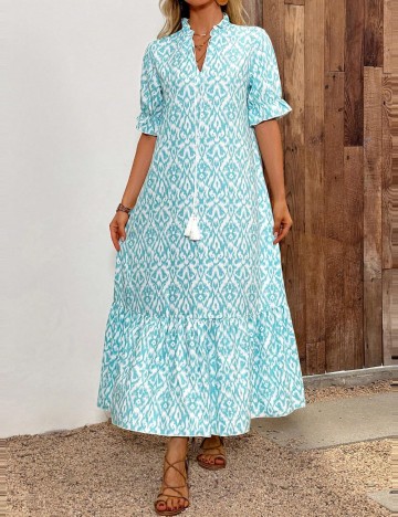 Rochie maxi Shein, mix culori