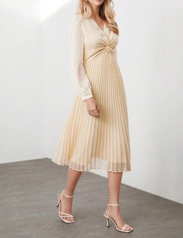 Rochie midi Shein, crem