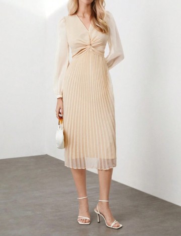 Rochie midi Shein, crem